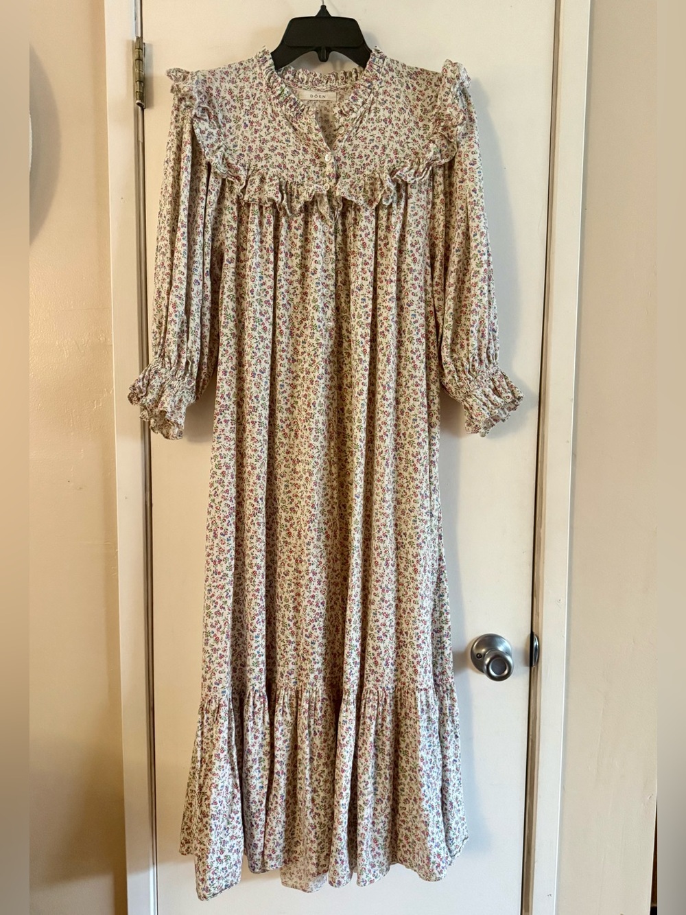 Doen Redwood Nightgown Dress in Morning Glory Floral